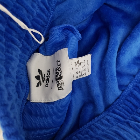 Jeremy Scott x Adidas Originals Velour Track Pants Womens sz XL NWT - Picture 4 of 9